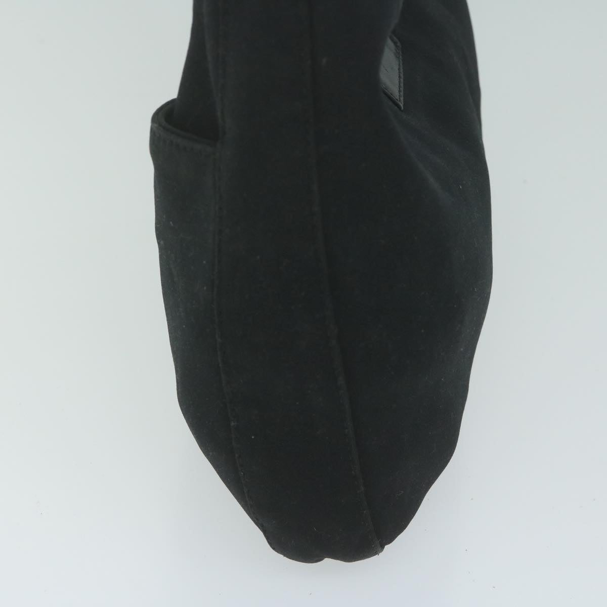 Luxury FendiMamma Baguette Shoulder Bag Nylon Blackep3008
