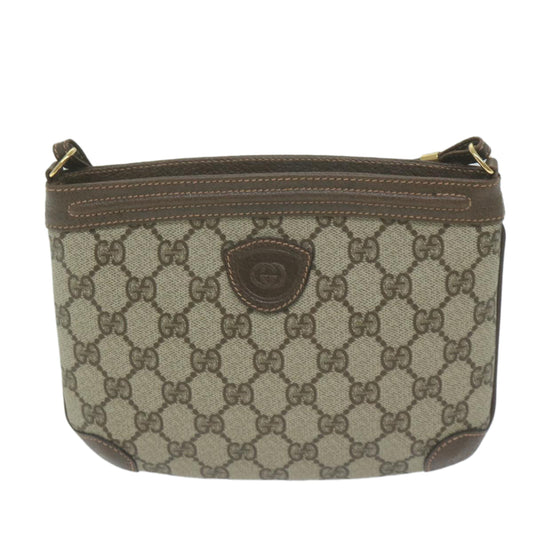 GUCCI GG Supreme Shoulder Bag PVC Leather Beige 007 58 6075 8031  ep3055