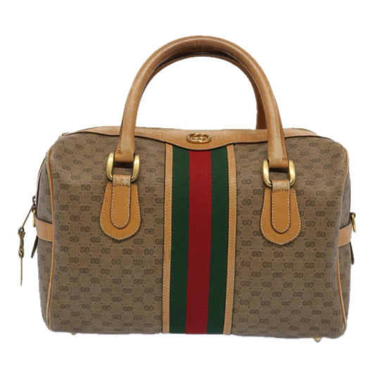 GUCCI Micro GG Supreme Web Sherry Line Boston Bag Beige 002 58 4422  ep3060