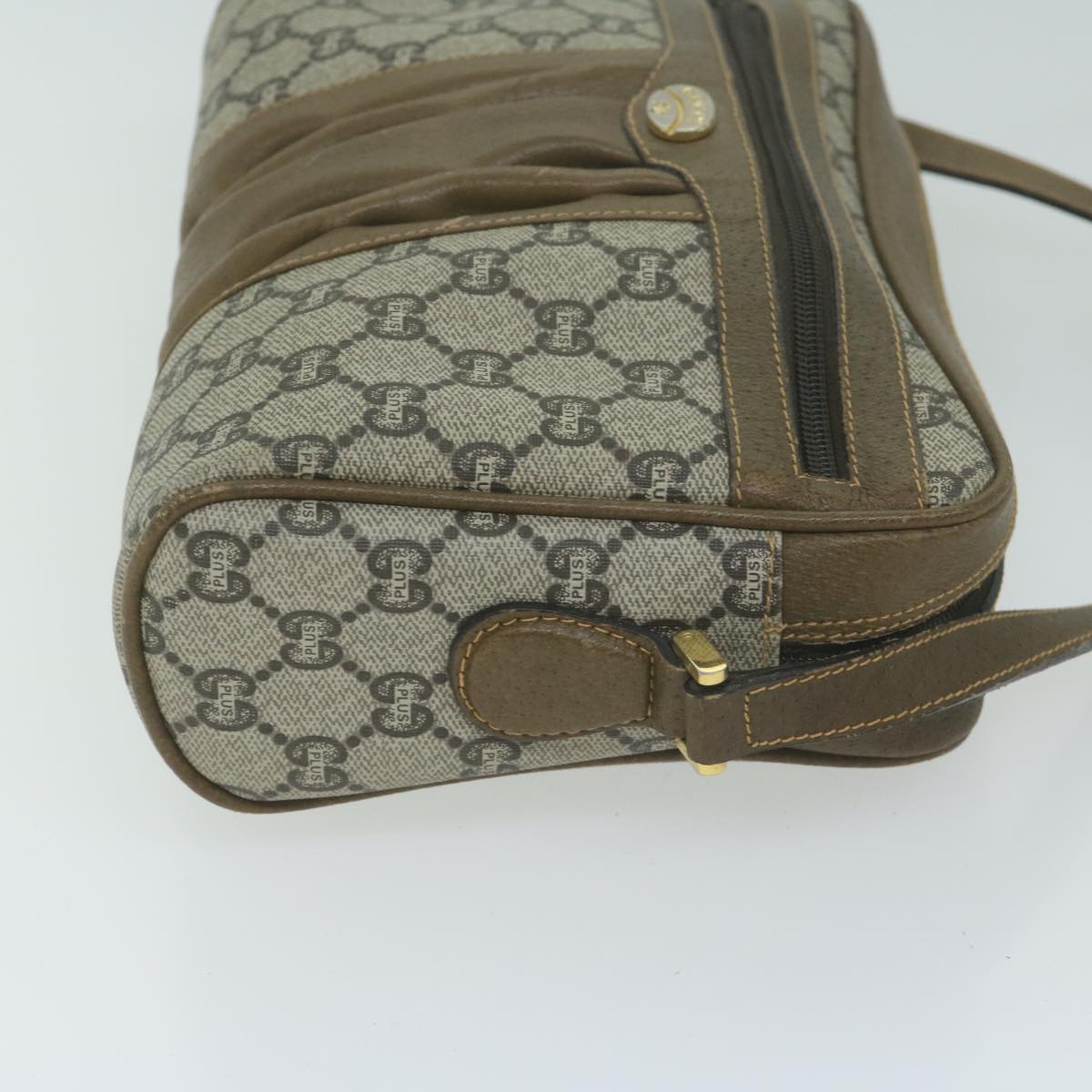 GUCCI GG Plus Supreme Shoulder Bag PVC Beige  ep3065