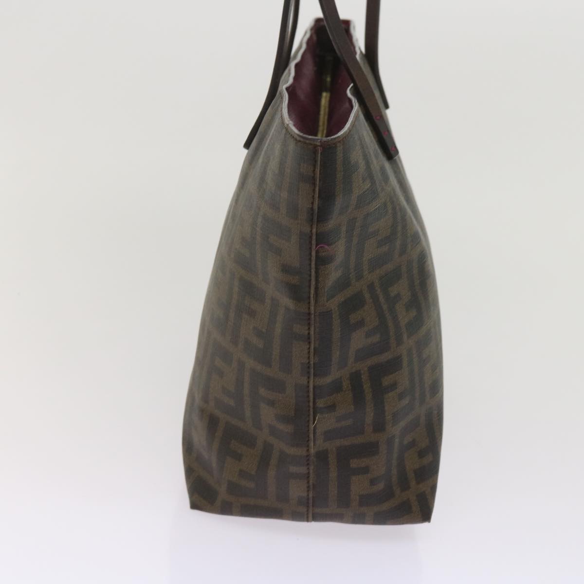 Luxury FendiZucca Canvas Tote Bag Black Brownep3087