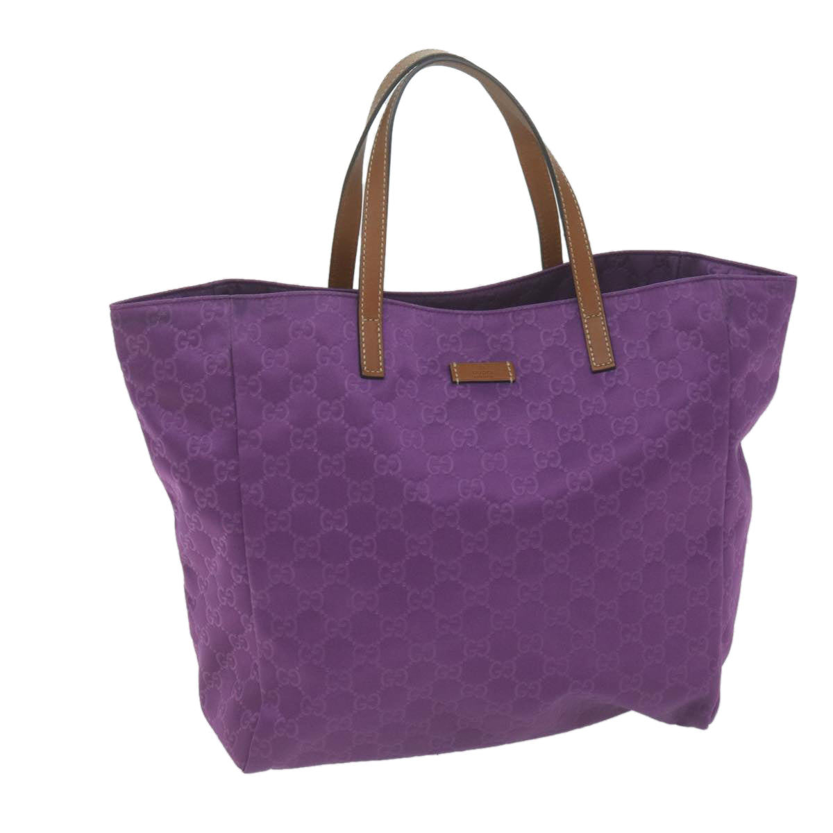 GUCCI GG Canvas Tote Bag Purple 282439  ep3107