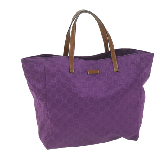 GUCCI GG Canvas Tote Bag Purple 282439  ep3107