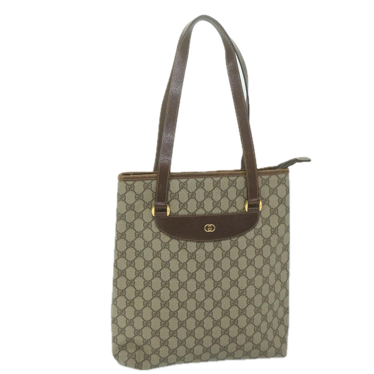 GUCCI GG Supreme Tote Bag PVC Beige 002 270 6130  ep3116