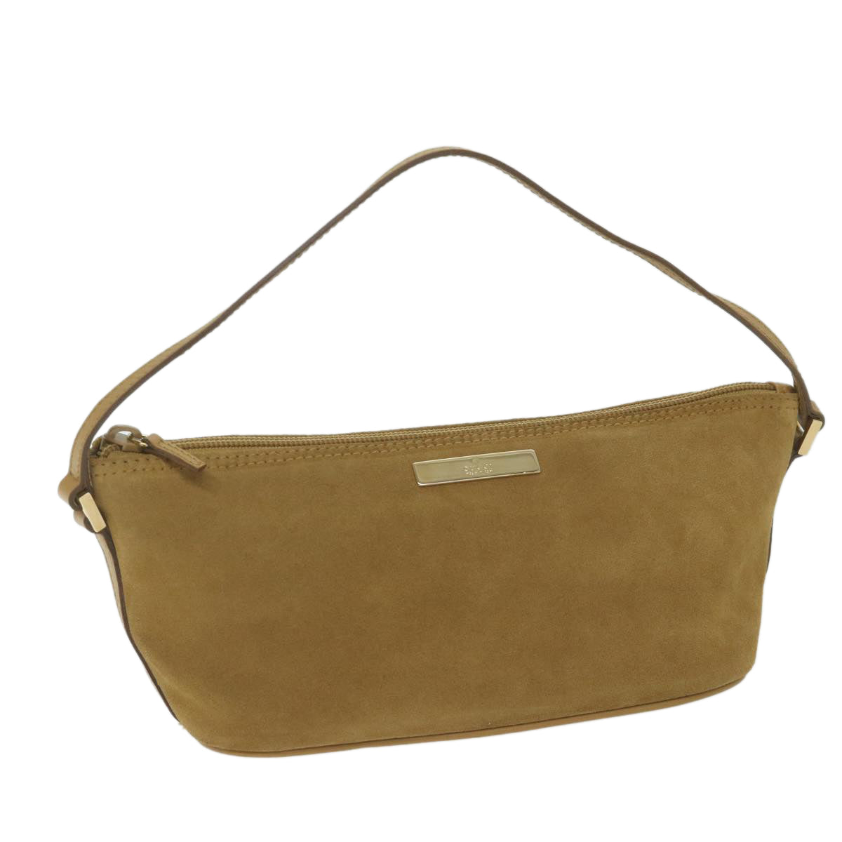 GUCCI Accessory Pouch Suede Beige 039 1103  ep3139