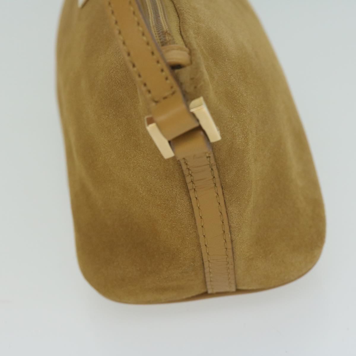 GUCCI Accessory Pouch Suede Beige 039 1103  ep3139