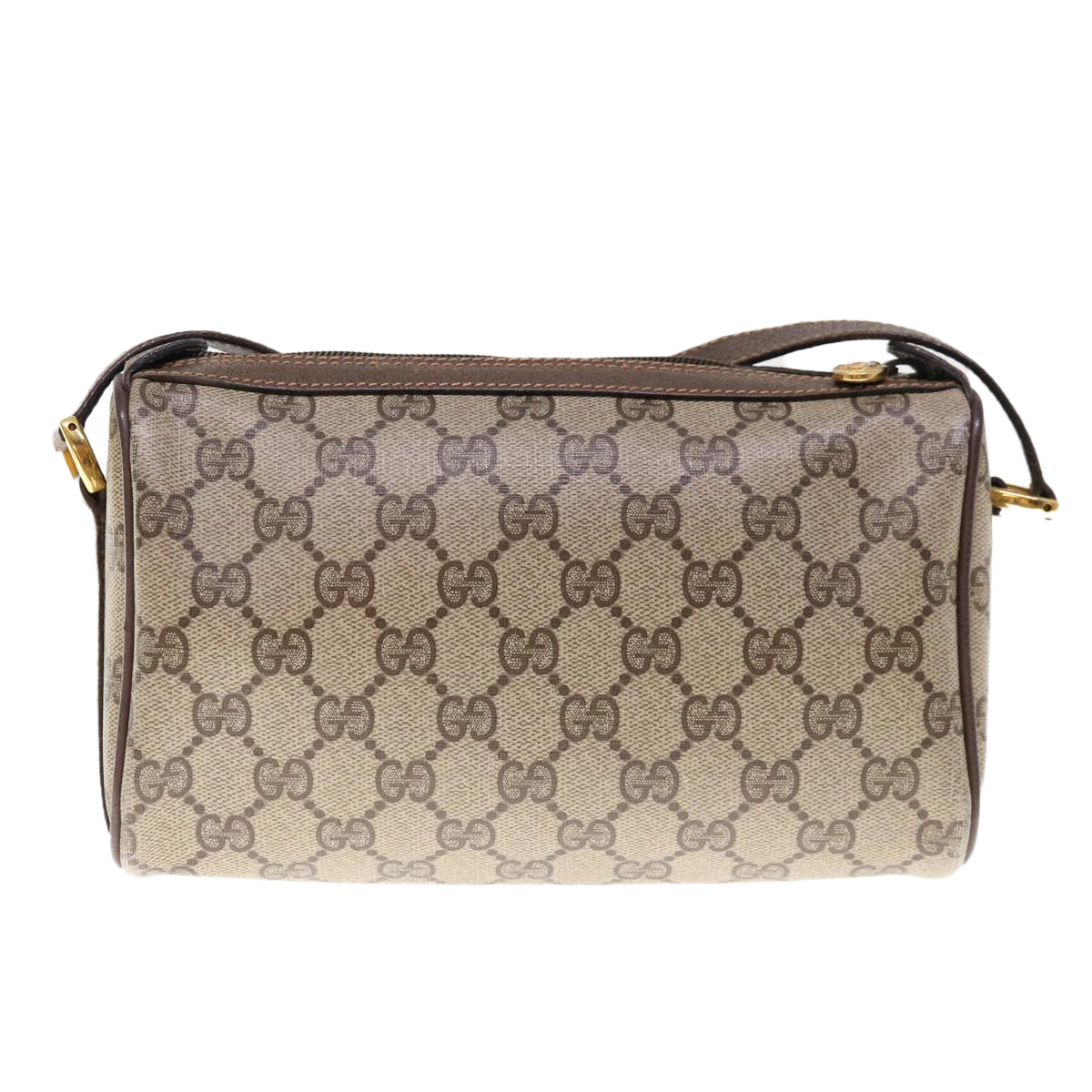 GUCCI GG Supreme Web Sherry Line Shoulder Bag PVC Beige 89 02 018  ep3144