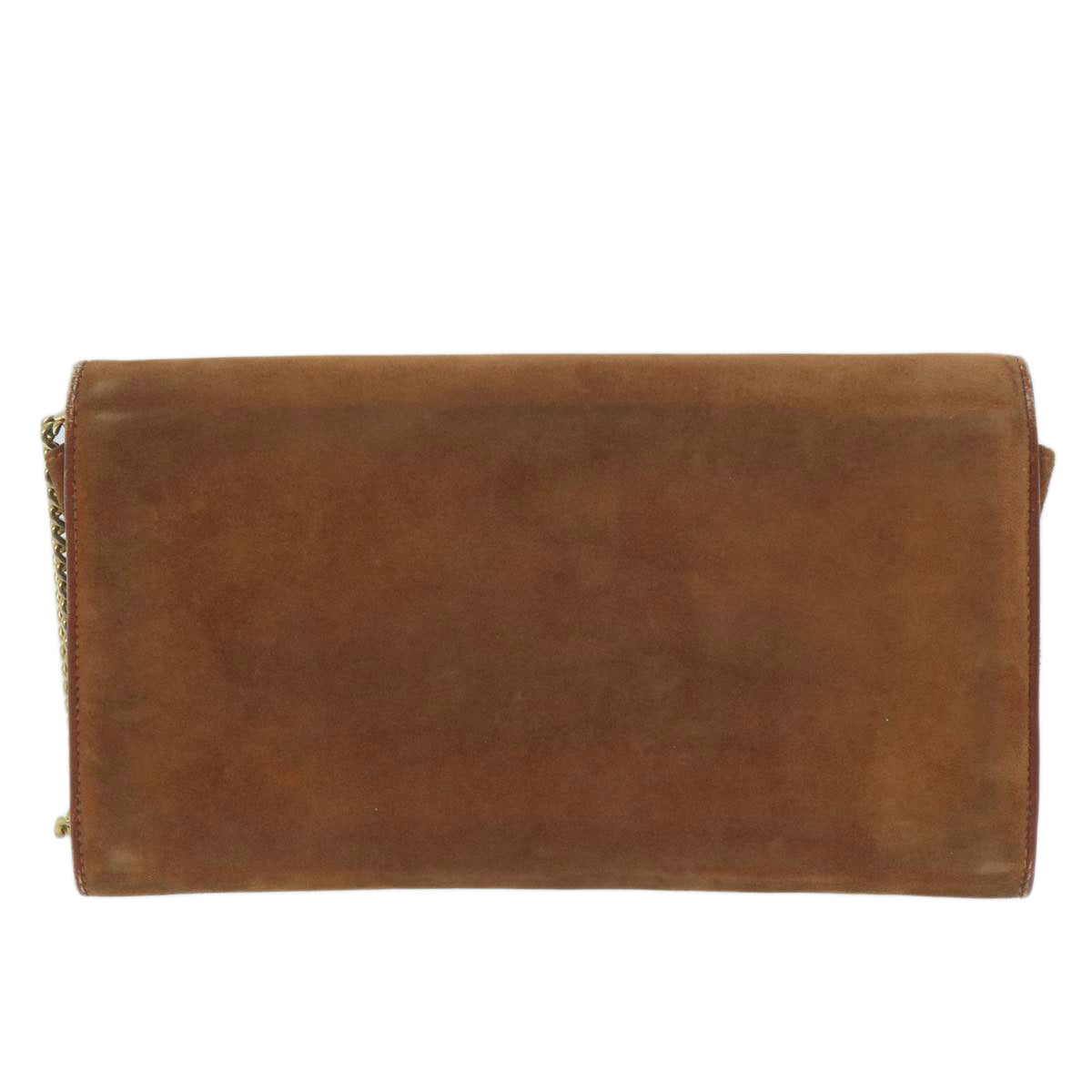 GUCCI Clutch Bag Suede Brown  ep3145