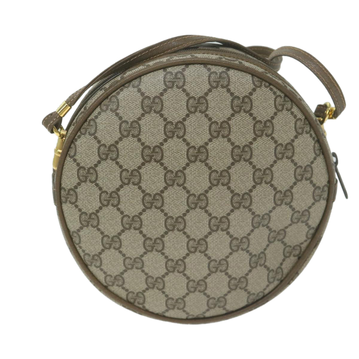 GUCCI GG Supreme Shoulder Bag PVC Leather Beige 007 22 5575  ep3156