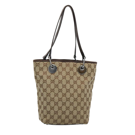 GUCCI GG Canvas Tote Bag Beige 120840  ep3190