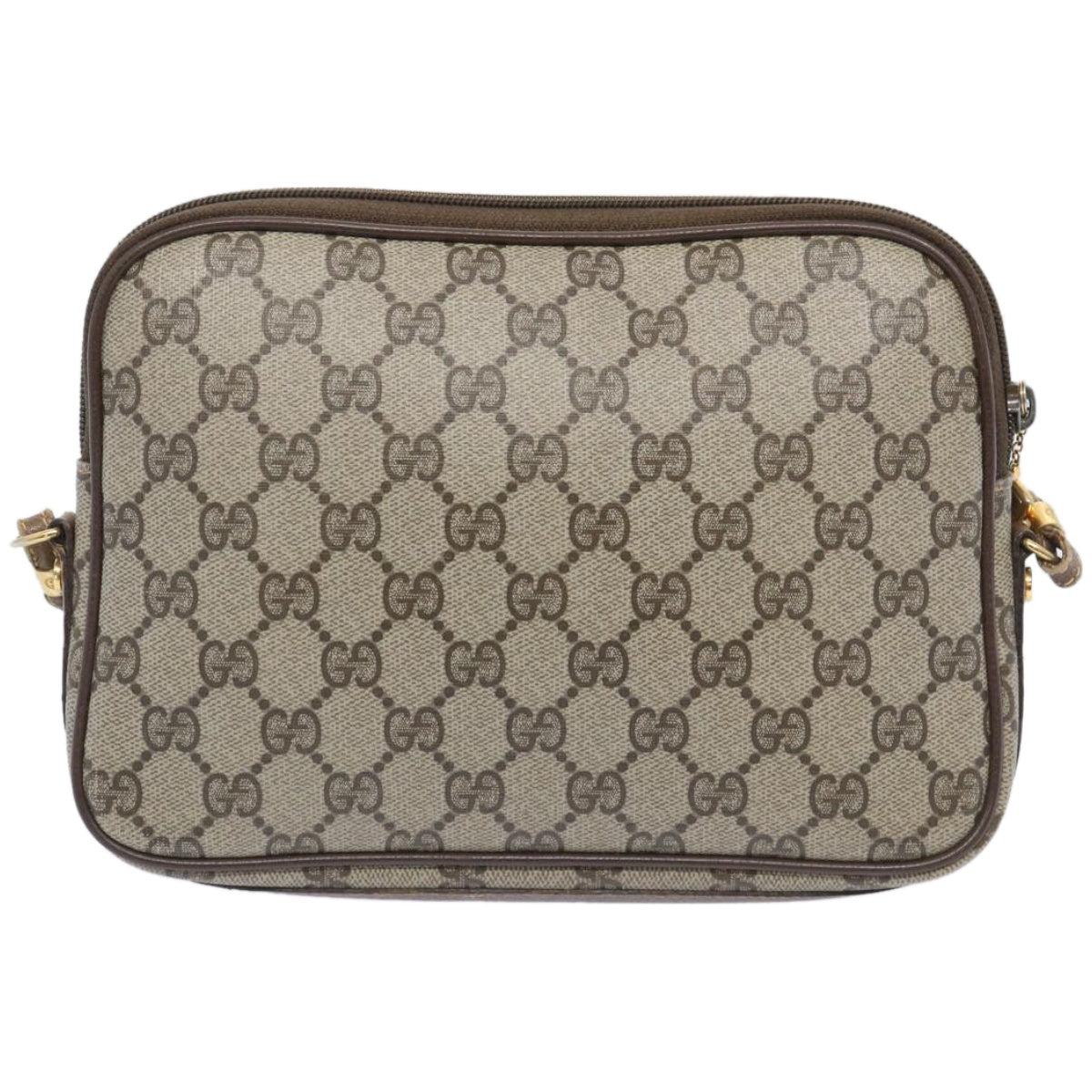 GUCCI GG Supreme Shoulder Bag PVC Beige  ep3229