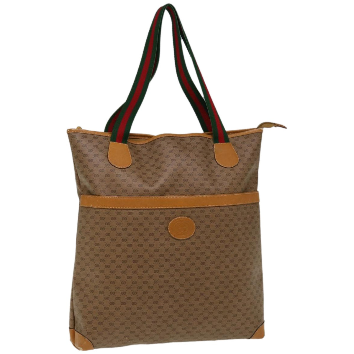 GUCCI Micro GG Supreme Web Sherry Line Tote Bag Beige 002 983 0163  ep3247