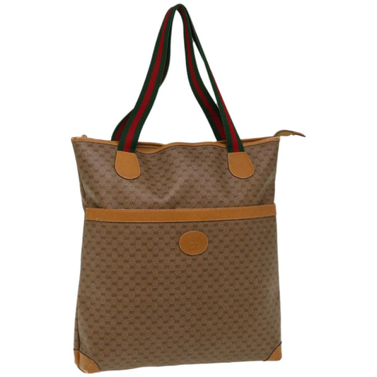 GUCCI Micro GG Supreme Web Sherry Line Tote Bag Beige 002 983 0163  ep3247