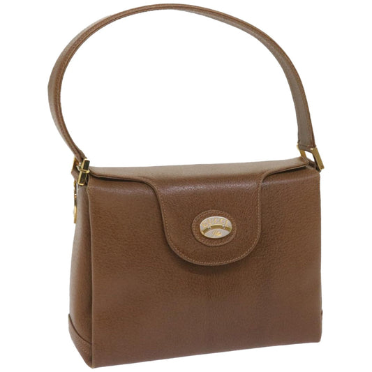 GUCCI Hand Bag Leather Brown  ep3291