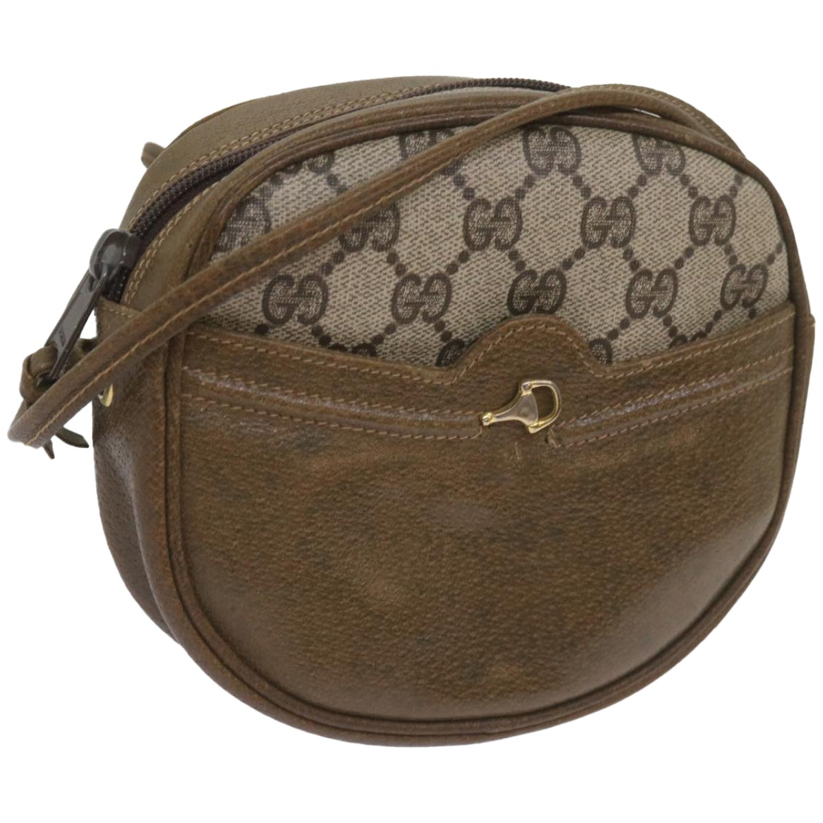GUCCI GG Supreme Shoulder Bag PVC Beige  ep3307