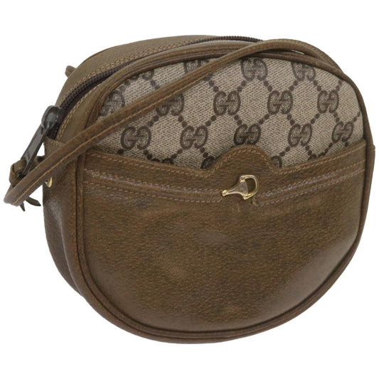 GUCCI GG Supreme Shoulder Bag PVC Beige  ep3307