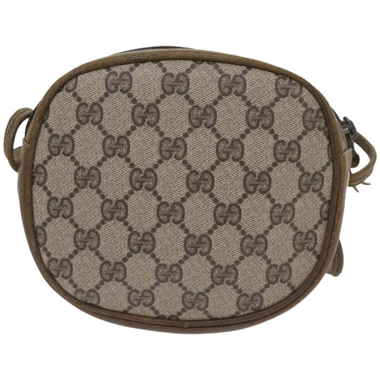 GUCCI GG Supreme Shoulder Bag PVC Beige  ep3307
