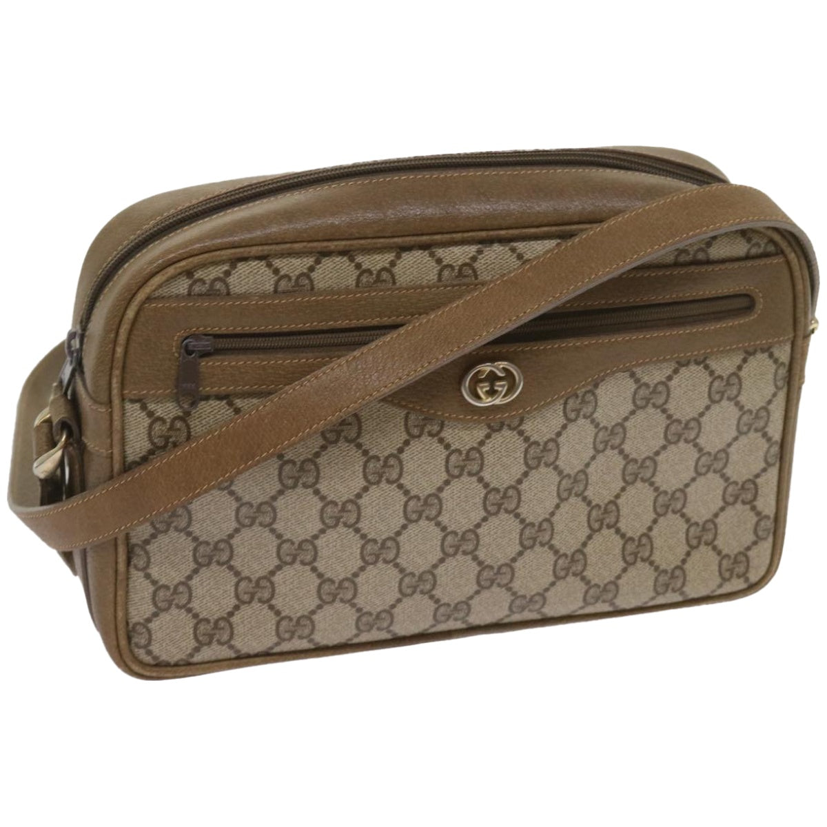 GUCCI GG Supreme Shoulder Bag PVC Beige 001 067 1281  ep3308