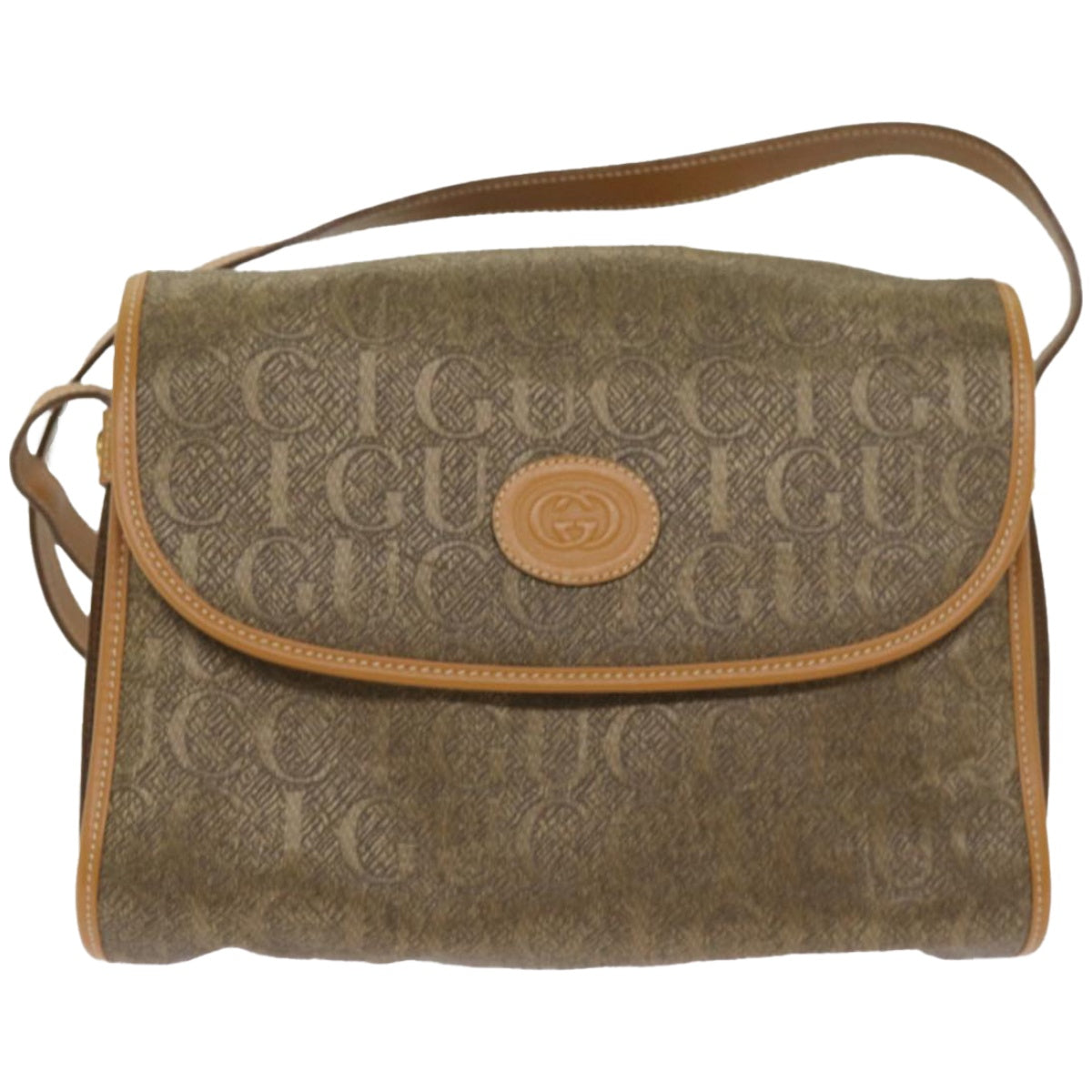 GUCCI Shoulder Bag Canvas Brown 001 14 0712  ep3312