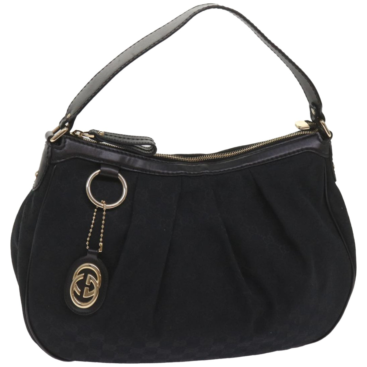 GUCCI GG Canvas Shoulder Bag Black 232955  ep3313