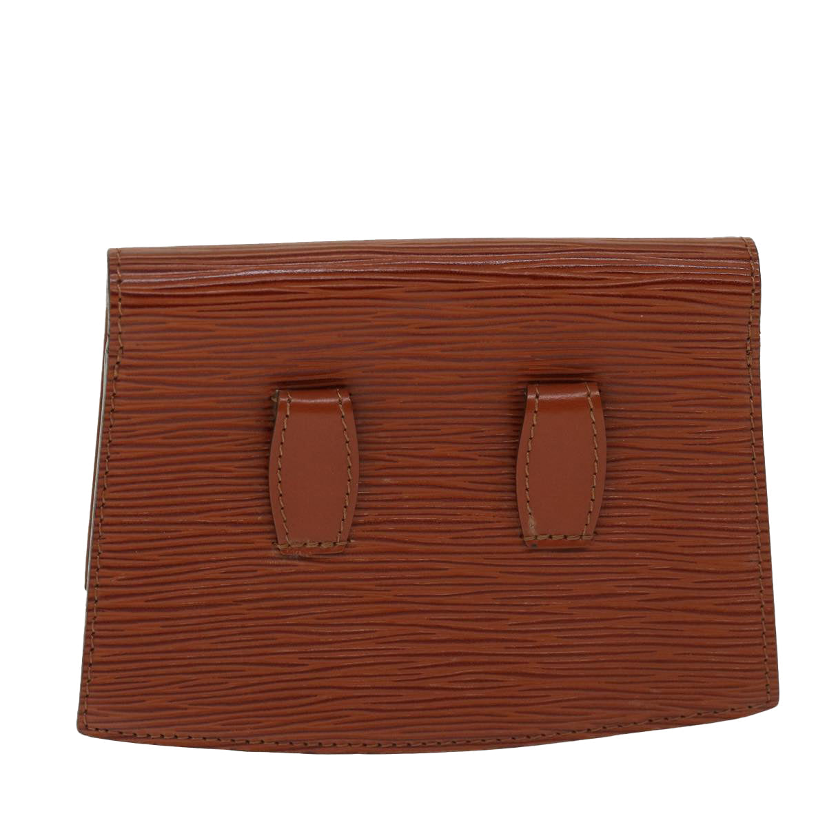 LOUIS VUITTON Epi Tilsitt Pouch Brown M52603 LV ep3395