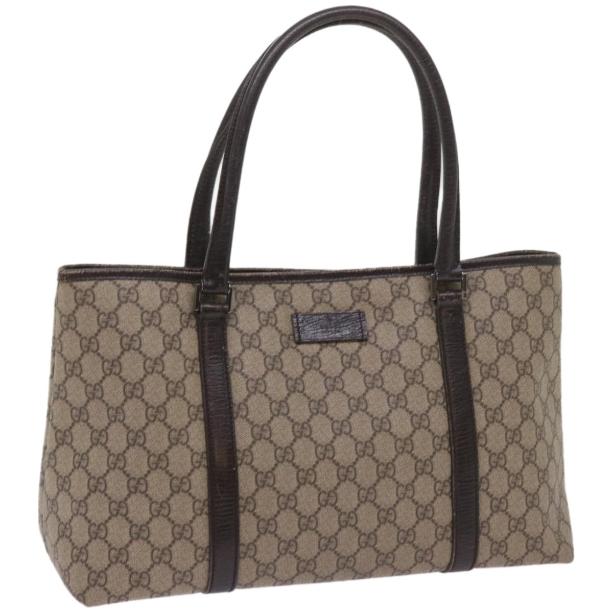 GUCCI GG Supreme Tote Bag PVC Beige 114595  ep3427