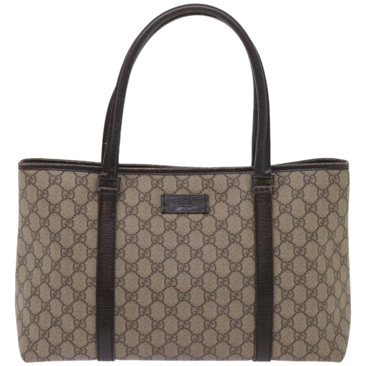 GUCCI GG Supreme Tote Bag PVC Beige 114595  ep3427