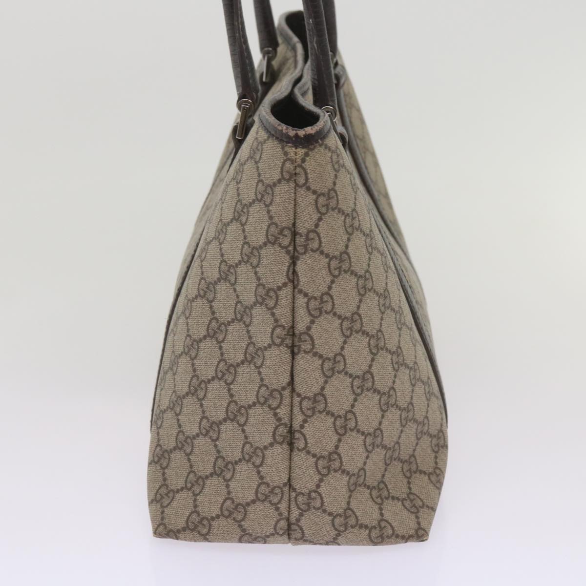 GUCCI GG Supreme Tote Bag PVC Beige 114595  ep3427