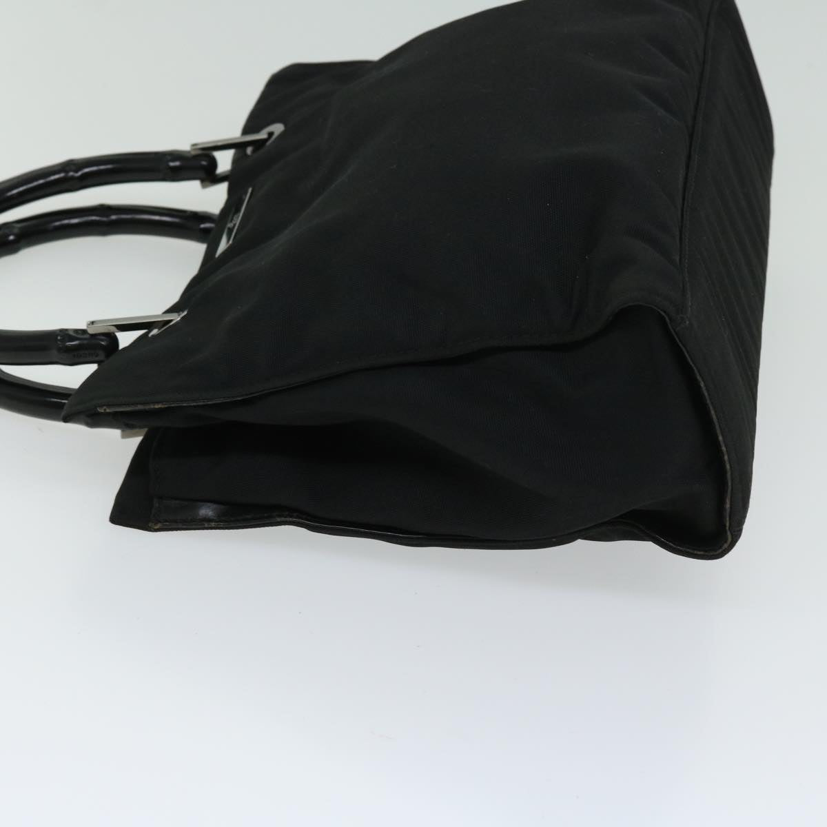 GUCCI Bamboo Hand Bag Nylon 2way Black 002 1016  ep3433