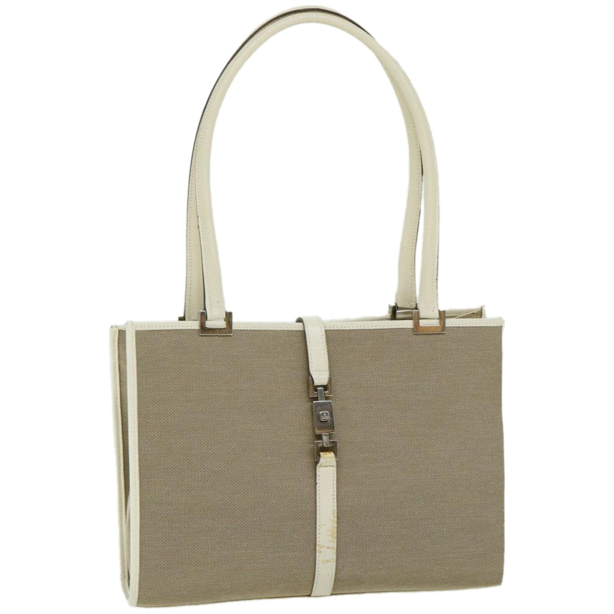 GUCCI Jackie Shoulder Bag Canvas Beige 002 1073 1705  ep3465