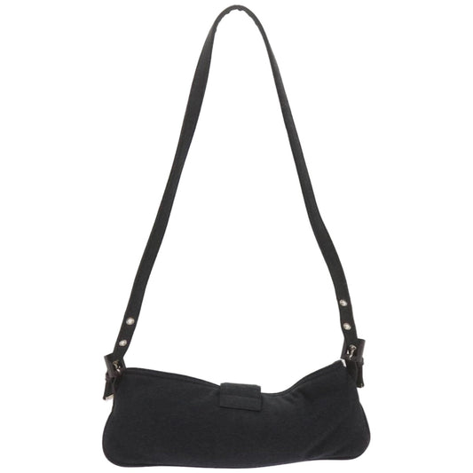 Luxury FendiMamma Baguette Shoulder Bag Cotton Gray 2354 26685 008ep3514