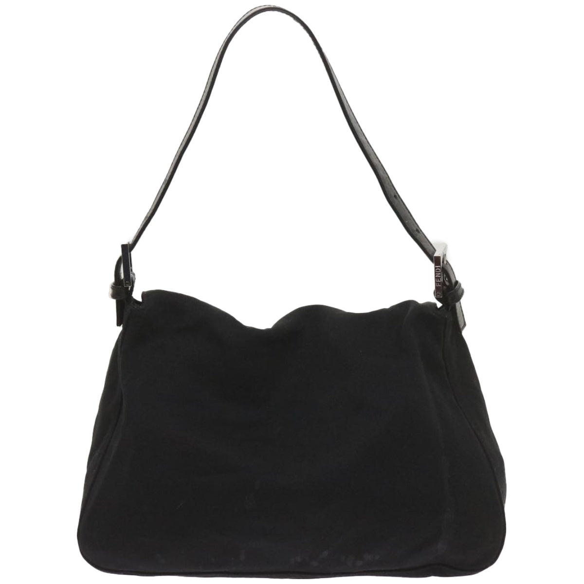 Luxury FendiMamma Baguette Shoulder Bag Nylon Black 2321 26325 079ep3515