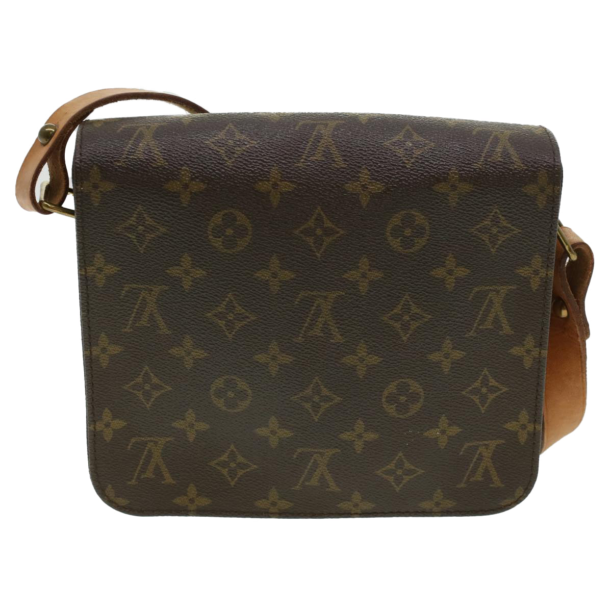 LOUIS VUITTON Monogram Cartouchiere MM Shoulder Bag M51253 LV ep365