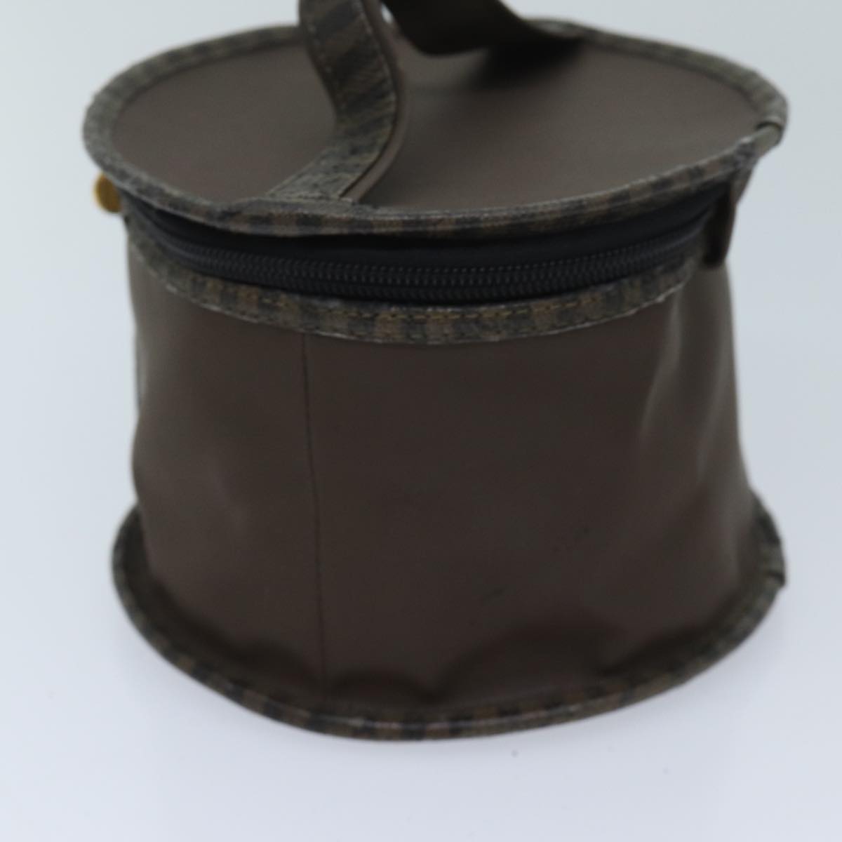 Luxury FendiVanity Hand Bag Nylon Brownep3715