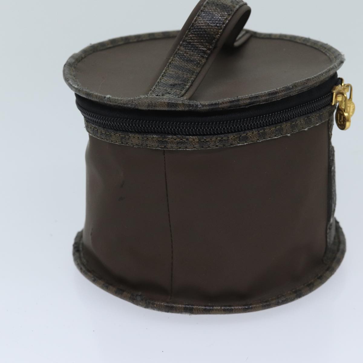 Luxury FendiVanity Hand Bag Nylon Brownep3715