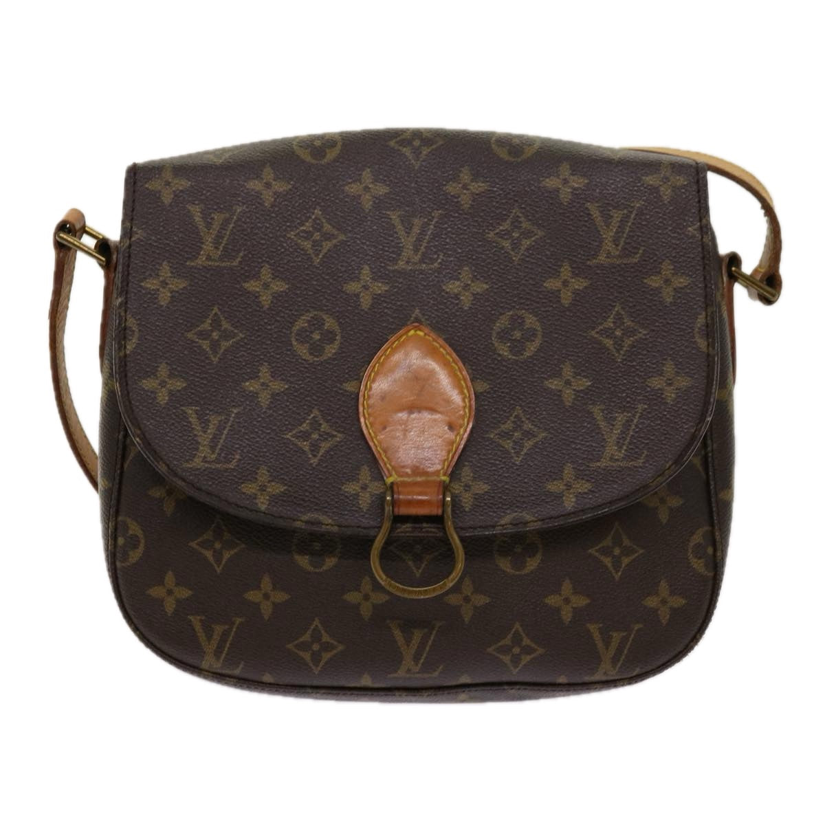 LOUIS VUITTON Monogram Saint Cloud GM Shoulder Bag M51242 LV ep3729