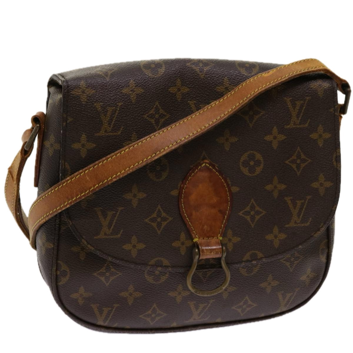 LOUIS VUITTON Monogram Saint Cloud GM Shoulder Bag M51242 LV ep3730