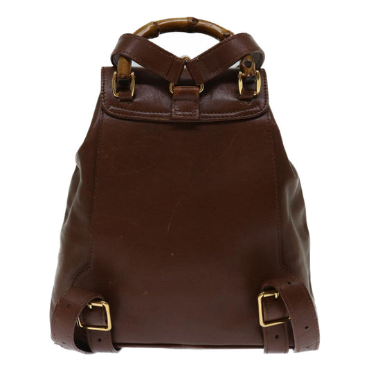Luxury Gucci Trending 2025 Bamboo Backpack Leather Brown 003 1705 0030  ep3758