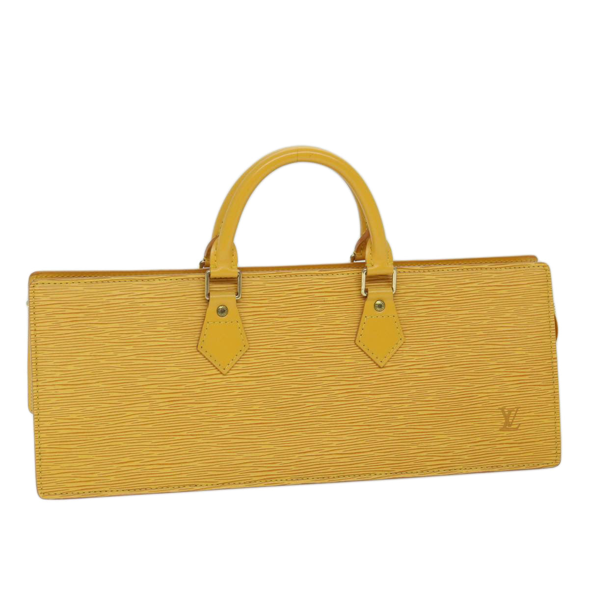 LOUIS VUITTON Epi Sac Triangle Hand Bag Yellow M52099 LV ep3761