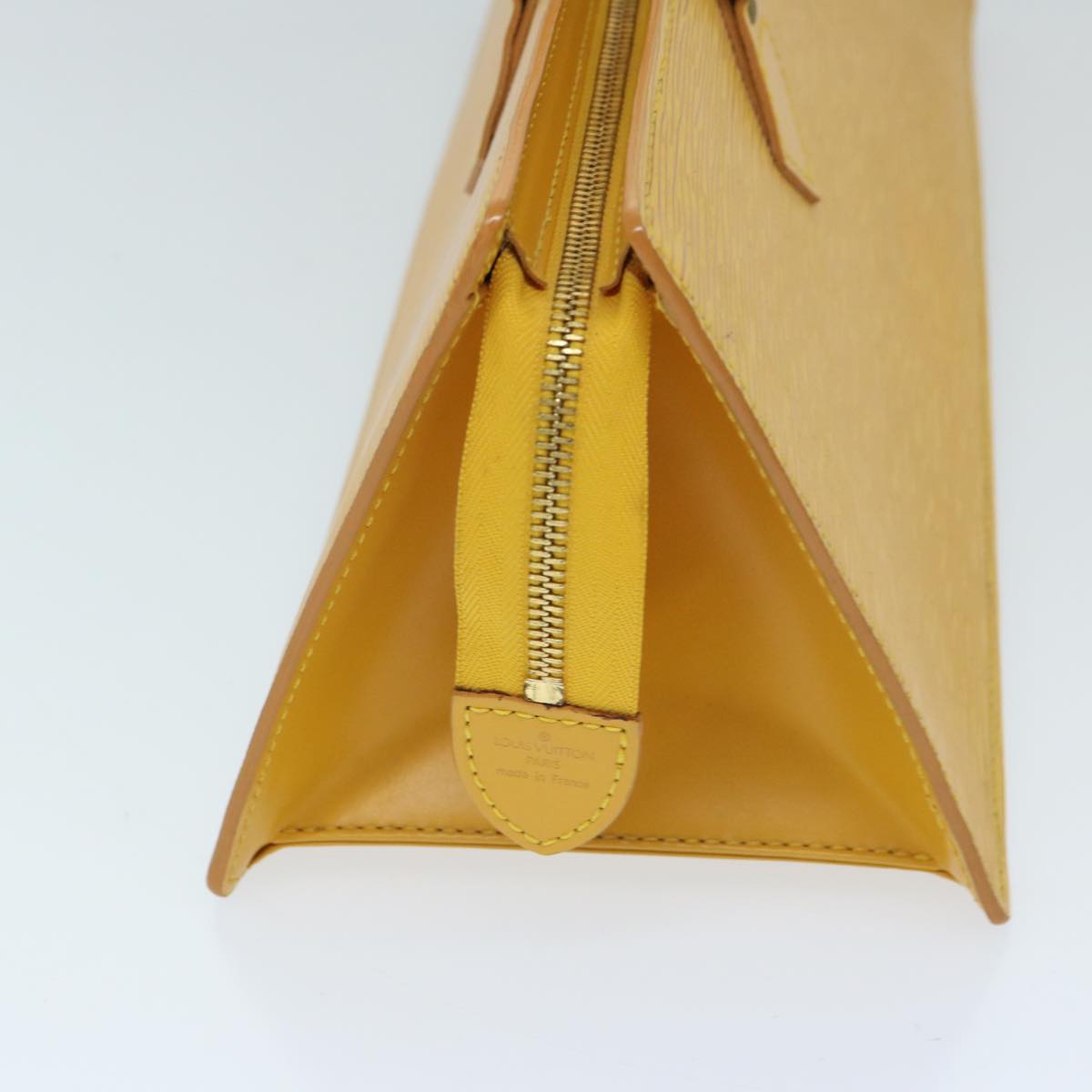 LOUIS VUITTON Epi Sac Triangle Hand Bag Yellow M52099 LV ep3761