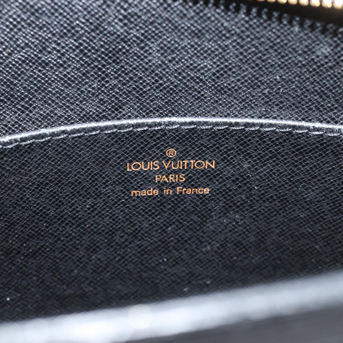 LOUIS VUITTON Epi Pochette Homme Clutch Bag Black M52522 LV ep3793