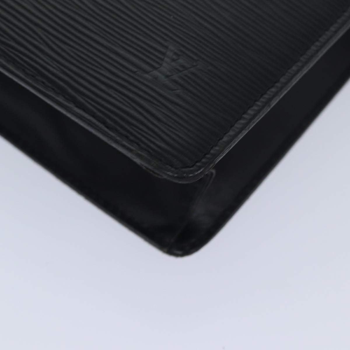 LOUIS VUITTON Epi Pochette Homme Clutch Bag Black M52522 LV ep3793