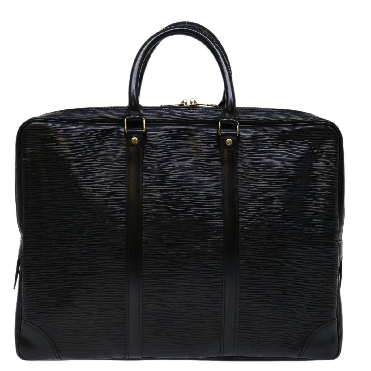 LOUIS VUITTON Epi Porte Documents Voyage Business Bag Black M54472 ep3819
