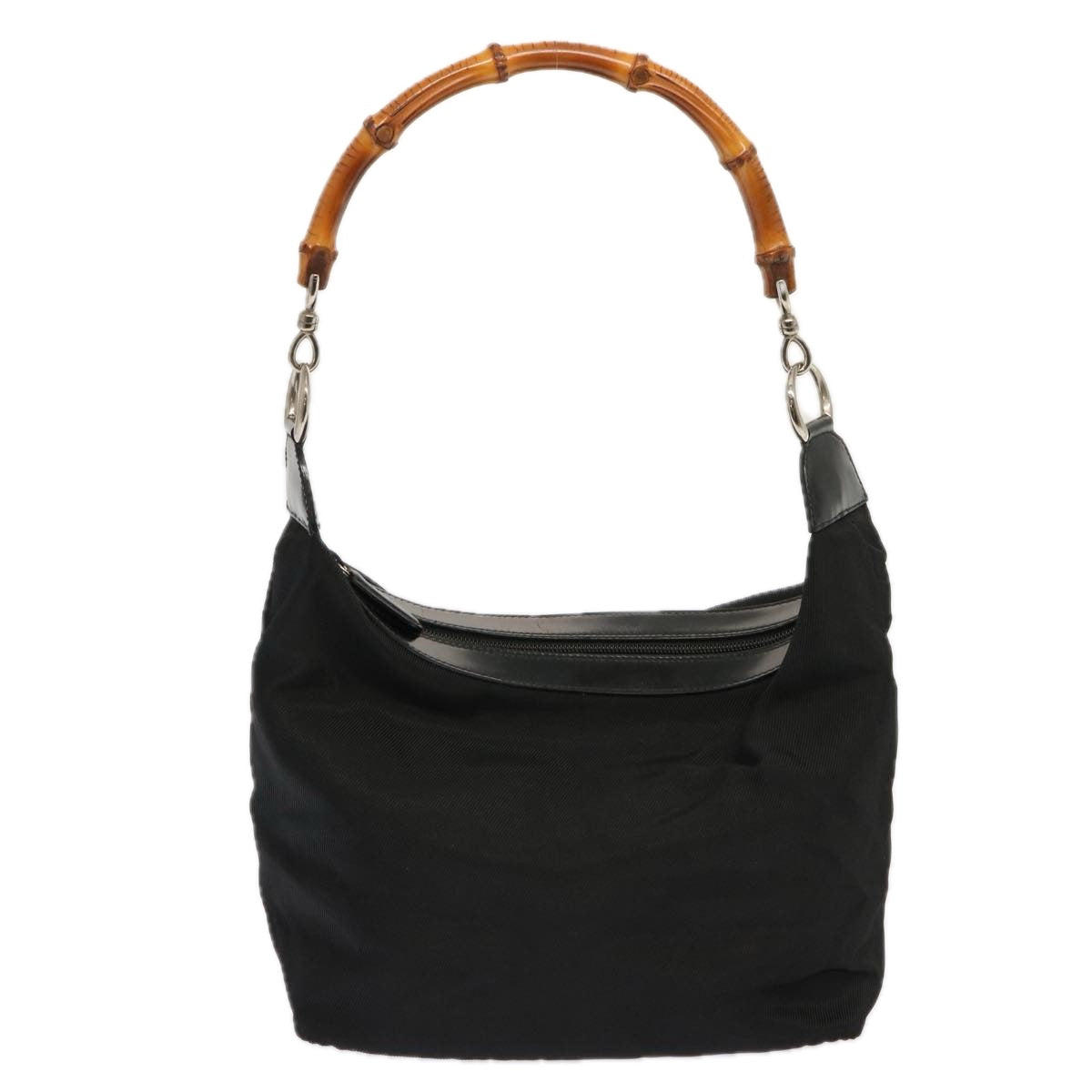 Luxury Gucci Trending 2025 Bamboo Shoulder Bag Nylon Black 000 2855 0531 5  ep3844