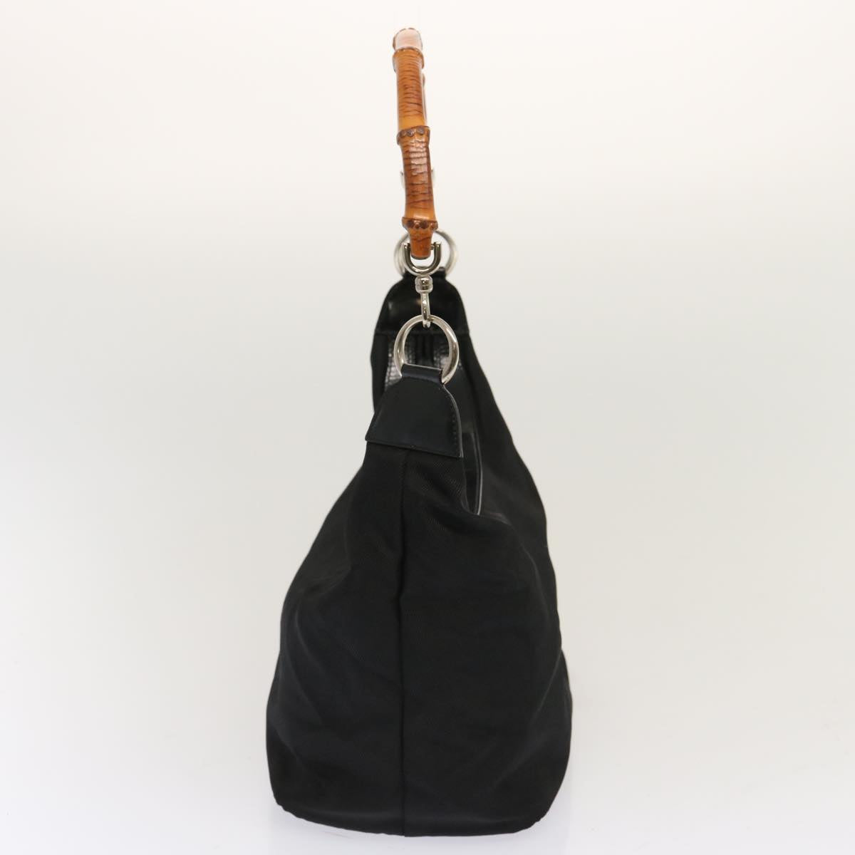 Luxury Gucci Trending 2025 Bamboo Shoulder Bag Nylon Black 000 2855 0531 5  ep3844