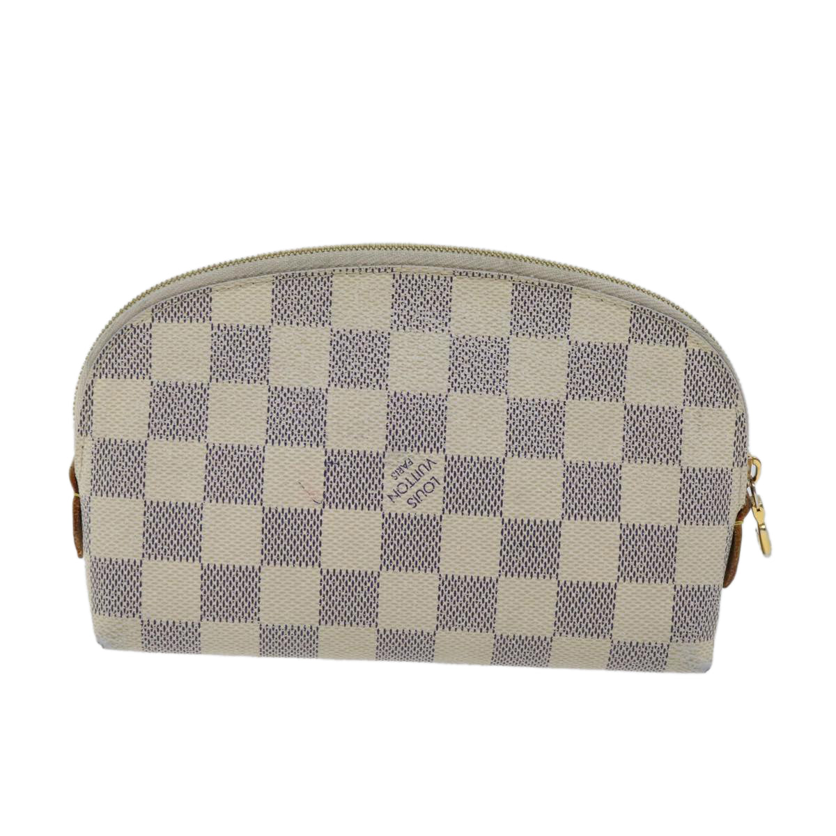 LOUIS VUITTON Damier Azur Pochette Cosmetic PM Pouch N60024 LV ep3874