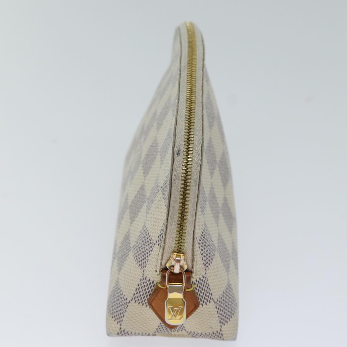 LOUIS VUITTON Damier Azur Pochette Cosmetic PM Pouch N60024 LV ep3874
