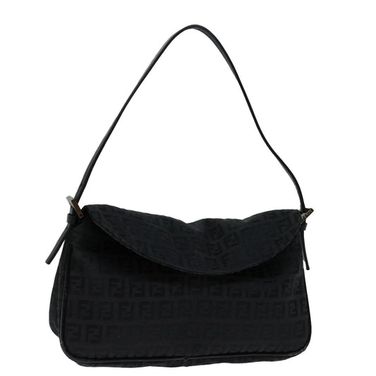Luxury FendiZucchino Canvas Hand Bag Blackep3894
