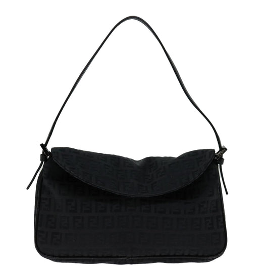 Luxury FendiZucchino Canvas Hand Bag Blackep3894