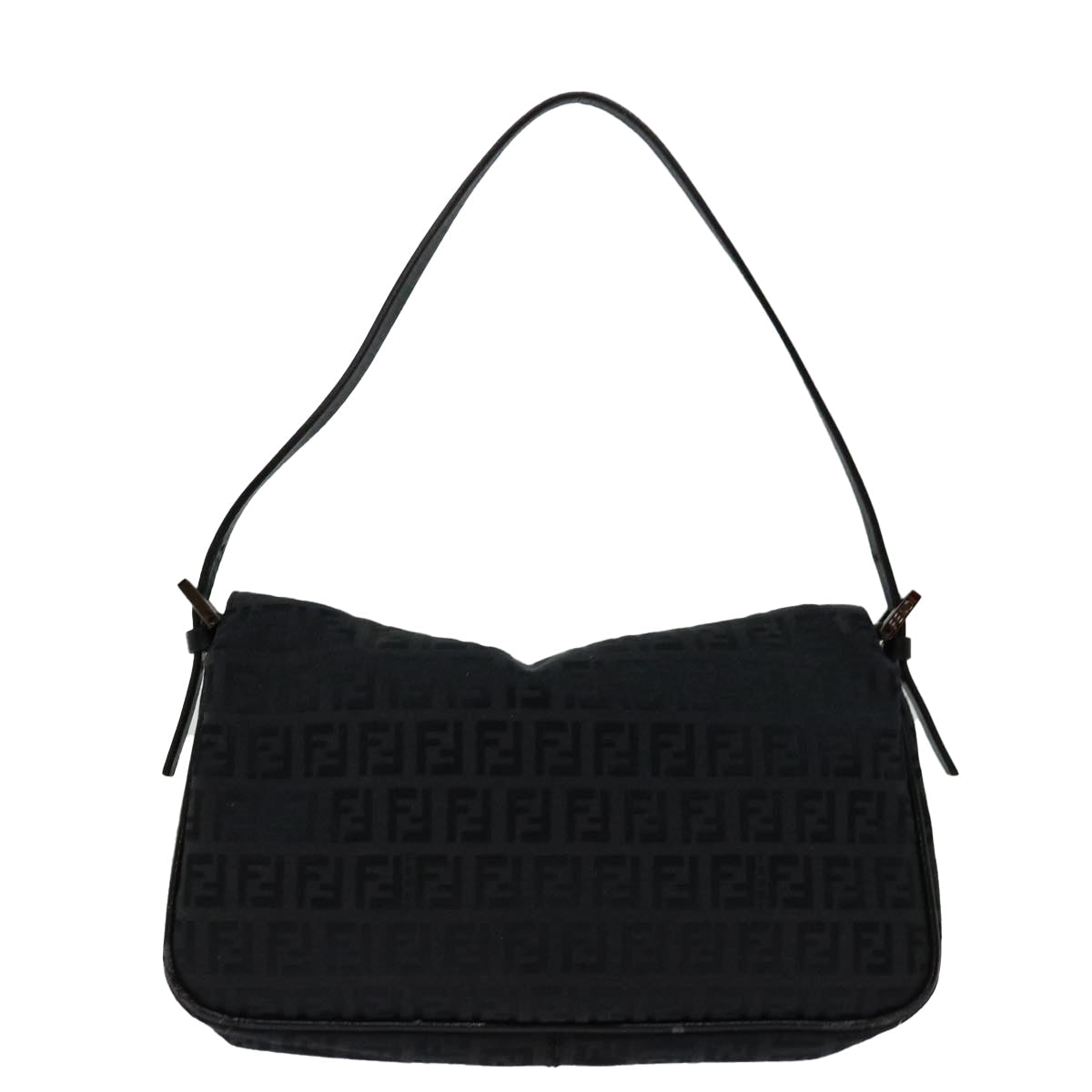 Luxury FendiZucchino Canvas Hand Bag Blackep3894